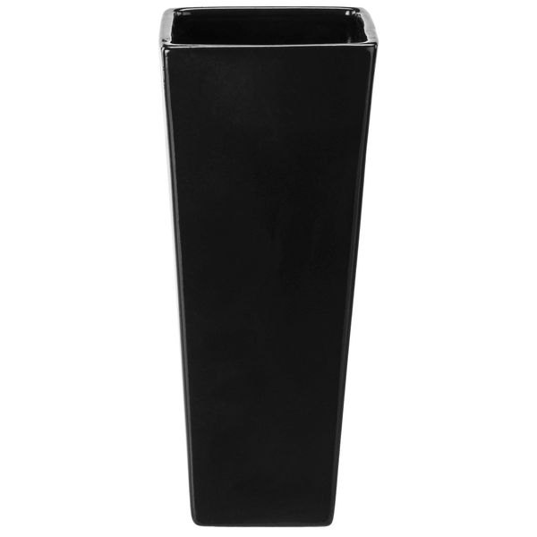 Wazon Ceramiczny Trapez  Czarny flakon zdjęcie 3