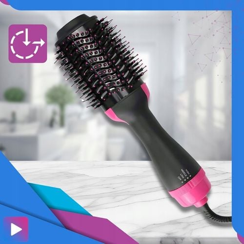 Duża Szczotka Suszarka Lokówka Prostownica Do Stylizacji Włosów 4w1 na Arena.pl