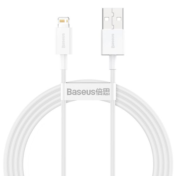 Kabel przewód Superior do iPhone USB - Lightning 1.5m - biały zdjęcie 1