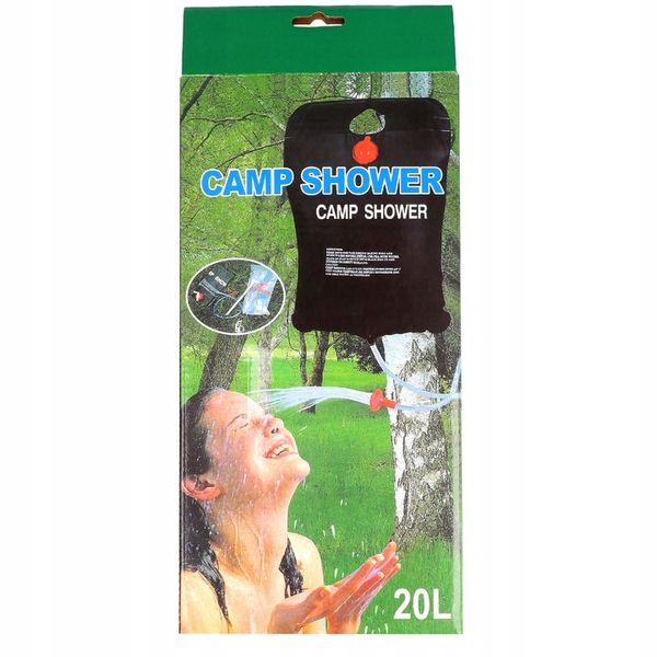 PRYSZNIC KEMPINGOWY TURYSTYCZNY SOLARNY POLOWY 20L zdjęcie 5