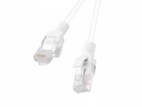 2 x Kabel 20m sieciowy RJ45 kat.6 UTP patchcord biały