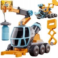 Edukacyjny dźwig autko 2w1 mikroskop dźwig chwytak 3+ DC9165