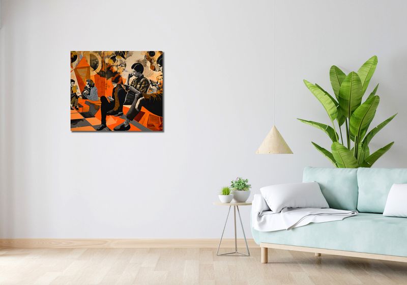 Obraz 70x60cm Przestrzeń Do Dialogu zdjęcie 2