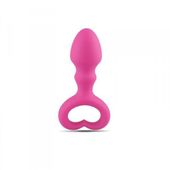 Korek Analny Z Uchwytem Silikon Plug Zatyczka 9Cm