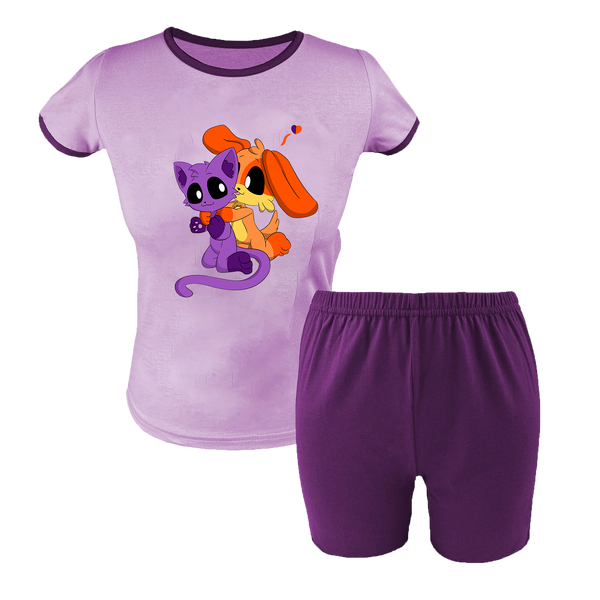 Krótka Piżama dziecięca Catnap zdjęcie 1