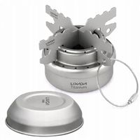 Lixada przenośna mini tytanowa kuchenka na