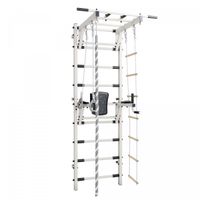 drabinka gimnastyczna Trick + poręcze - biały