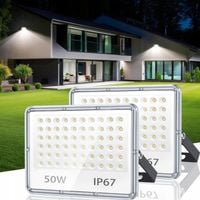 Zestaw reflektorów zewnętrznych LED TASINUO 50W 5000LM 6500K IP67 2 szt.