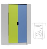 duża szafa do pokoju dziecka MIŁOSZ N28 duża szafa narożna dziecięca 95x95