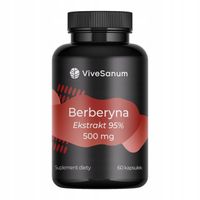 Berberyna HCL berberys Ekstrakt 500 mg - Metabolizm Cukrzyca Odchudzanie