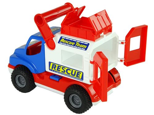 RATOWNICZY SAMOCHÓD AUTO  NIEBIESKO BIAŁY na Arena.pl