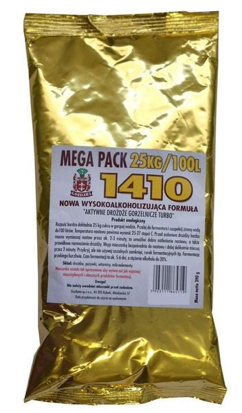 Drozdże gorz. GOZDAWA 1410 na 100 LITRÓW MEGA PACK zdjęcie 1