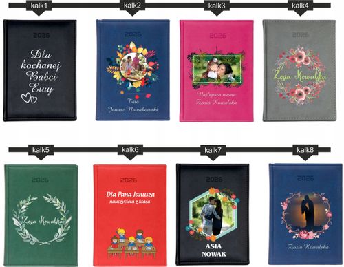 KALENDARZ A6 2026 TYGODNNIOWY prezent na dzień mamy nadruk SUPER MAMA na Arena.pl