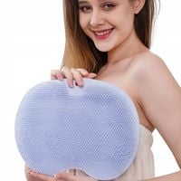 MASAŻER Myjka mycia PLECÓW NÓG Silikon SZCZOTKA