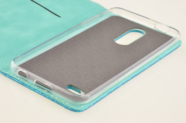 Etui Smart Brokat do LG K9 / K8 2018 niebieski zdjęcie 5