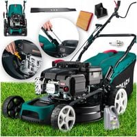 KOSIARKA SPALINOWA Z NAPĘDEM 41cm ZWROTNA 139CC LONCIN KOSZ 50L MULCZOWANIE