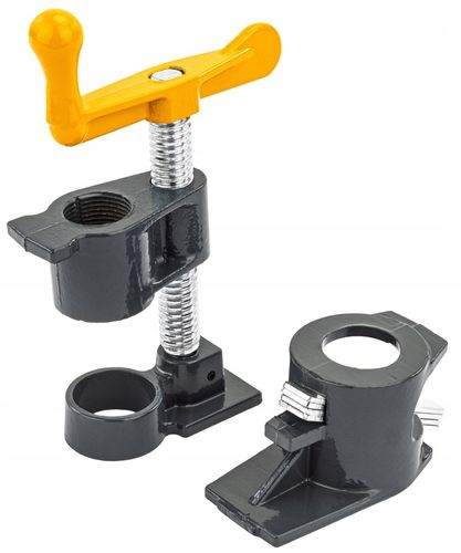 4x ŚCISK STOLARSKI RUROWY ZACISK BEZKOŃCOWY 3/4" METALOWY ZESTAW 4 na Arena.pl