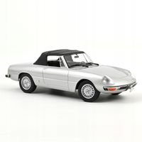 NOREV ALFA ROMEO 2000 Spider 1973 Silver metallic 1:18