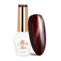 Lakier hybrydowy LED/UV Gel Polish Reds Cat Eye Red Nr 237 MollyNails 8g