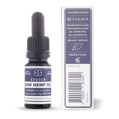 Olejek konopny RAW 3% CBD+CBDA 10ML - ENDOCA na Arena.pl