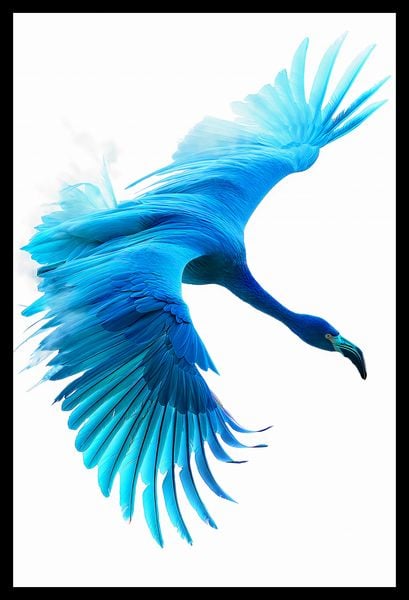 Plakat 30x45cm Błękitny Lot zdjęcie 2