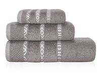 Ręcznik Kąpielowy GINO Popielaty 30x50