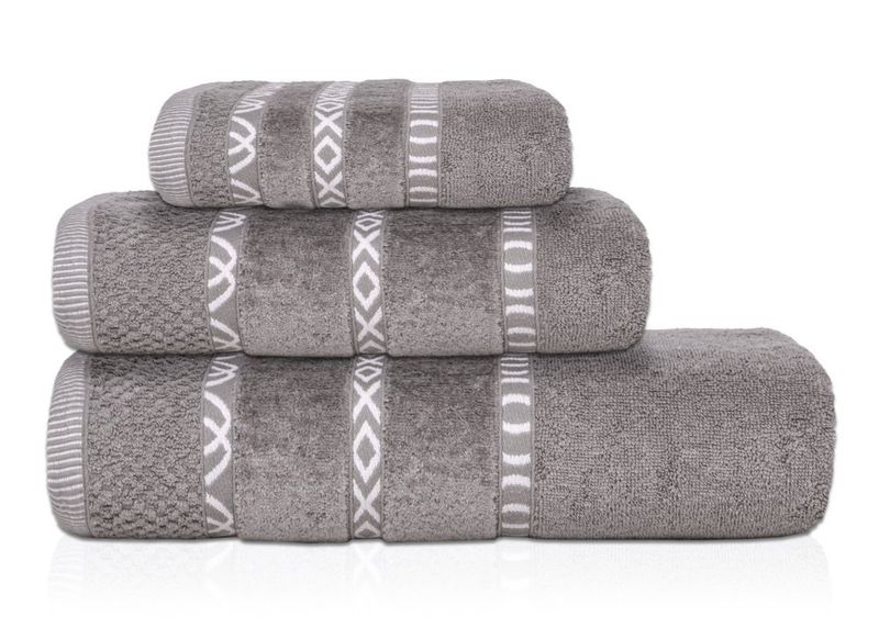 Ręcznik Kąpielowy GINO Popielaty 30x50 zdjęcie 1