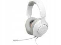 Słuchawki przewodowe z mikrofonem JBL Quantum 100M2 Nauszne Biały