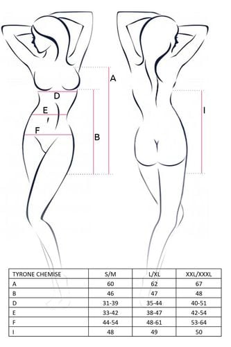 bielizna-tyrone chemise black xxl/xxxl- casmir na Arena.pl