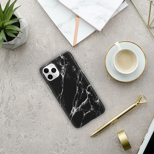 Crong Marble Case – Etui iPhone 11 Pro (czarny) na Arena.pl