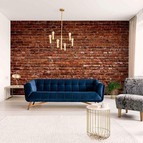 Fototapeta Czerwony Mur CEGŁA Efekt 3D 90cm x 60cm na Arena.pl