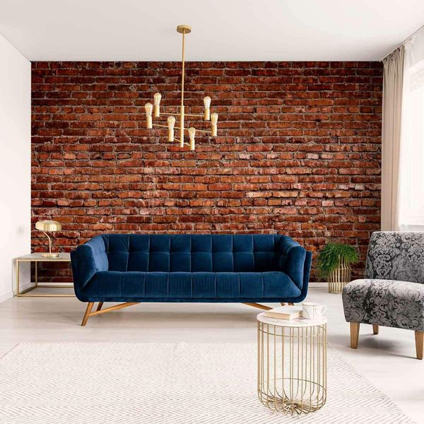 Fototapeta Czerwony Mur CEGŁA Efekt 3D 90cm x 60cm zdjęcie 7