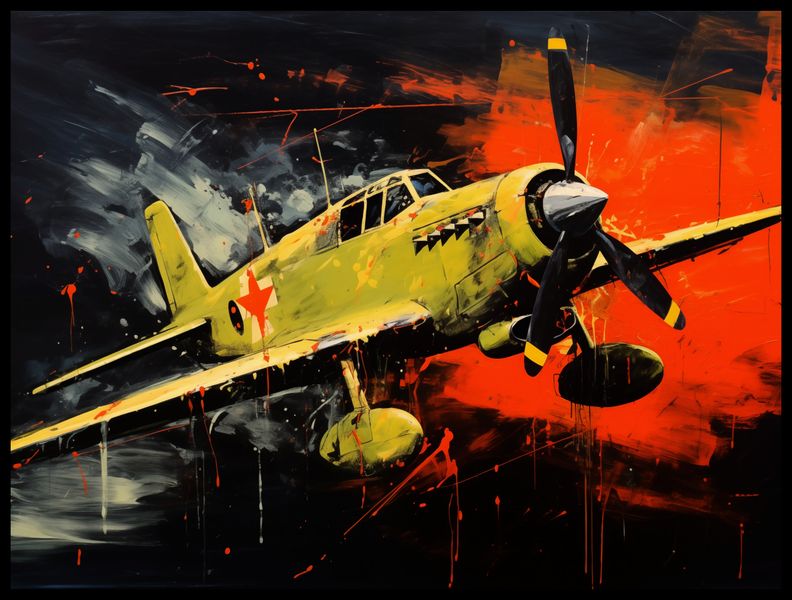 Plakat 80x60cm Barwny Przelot zdjęcie 2