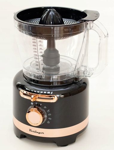 WIELOFUNKCYJNY ROBOT KUCHENNY BERLINGER 1800W BLENDER SZATKOWNICA MŁYNEK na Arena.pl