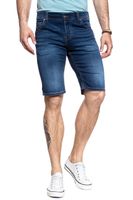 SPODENKI MUSTANG Chicago Short DENIM BLUE 1008363 5000 682 W33