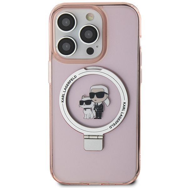 Etui Karl Lagerfeld do iPhone 15 Pro Max, Różowy, MagSafe zdjęcie 3
