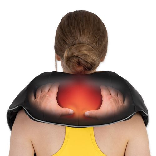 MASAŻER KARKU SHIATSU BEZPRZEWODOWY MASUJĄCY GRZEJĄCY SZYI PLECÓW ULTRA+ na Arena.pl