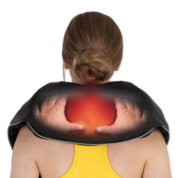 MASAŻER KARKU SHIATSU BEZPRZEWODOWY MASUJĄCY GRZEJĄCY SZYI PLECÓW ULTRA+ zdjęcie 8