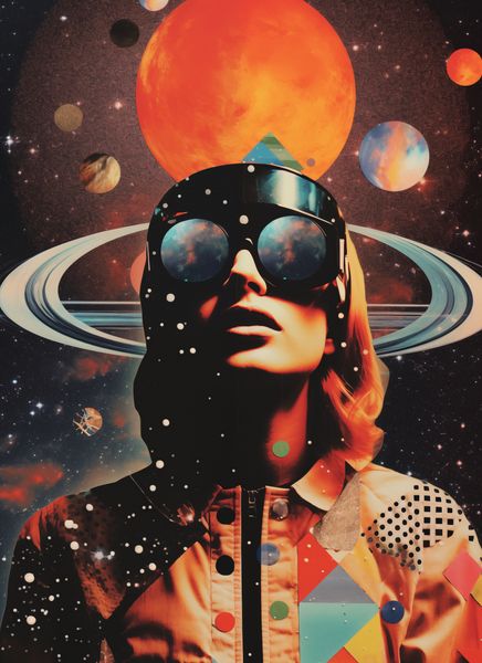 Plakat 40x55cm Kosmiczne Wizje zdjęcie 1