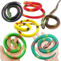 6x WĄŻ GUMOWY ŻMIJA REALISTYCZNY ROZCIĄGLIWY GNIOTEK ZWIERZĘ PRANK ŻART