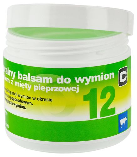 Balsam do wymion z olejkiem z mięty pieprzowej ”12”, 500 ml, Can Agri na Arena.pl