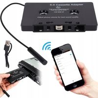 ADAPTER KASETY BLUETOOTH5.0 AUTA AUDIO ODBIORNIK