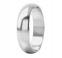 OBRĄCZKA SREBRNA KLASYCZNA ZE SREBRA 925 5 MM ROZ. 23