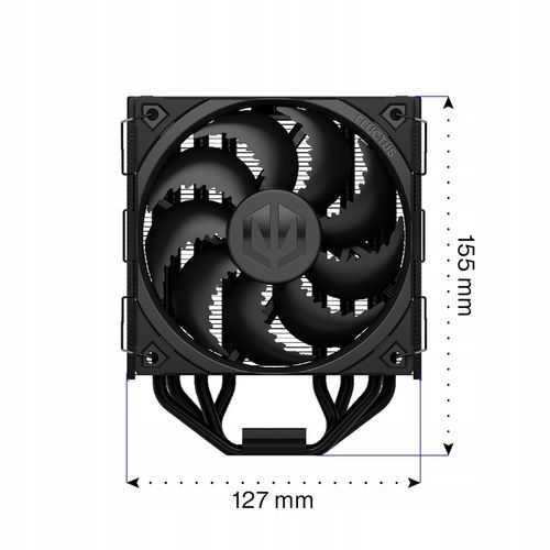 Chłodzenie procesora powietrzem ENDORFY Fera 5 Black, 120mm, TDP 220W na Arena.pl