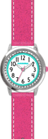 CLOCKODILE Błyszczący zegarek dziewczęcy różowy SPARKLE