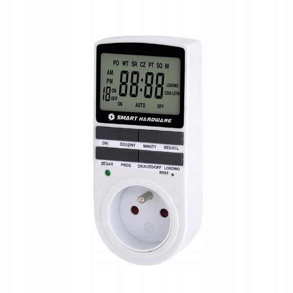 PROGRAMATOR CZASOWY WŁĄCZNIK WYŁĄCZNIK LCD CYFROWY HARMONOGRAM 7 DNI 10 UST zdjęcie 3