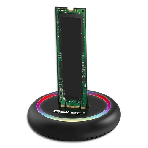 Qoltec Stacja dokująca dysków SSD M.2 | NVMe | SATA |  USB-C | 2TB na Arena.pl