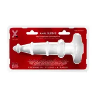 perfect fit xplay gear anal sleeve plug 18 cm - system z kotwicą, czarny
