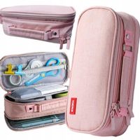 PIÓRNIK SZKOLNY KOSMETYCZKA POJEMNY NA KREDKI