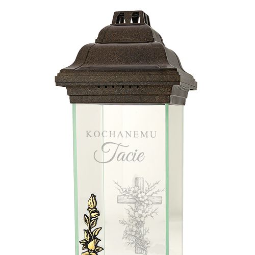 ZNICZ Lampion z GRAWEREM dla TATY na GRÓB na Arena.pl